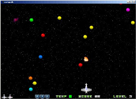 Space Balls is a simple old fashion arcade space shooter.